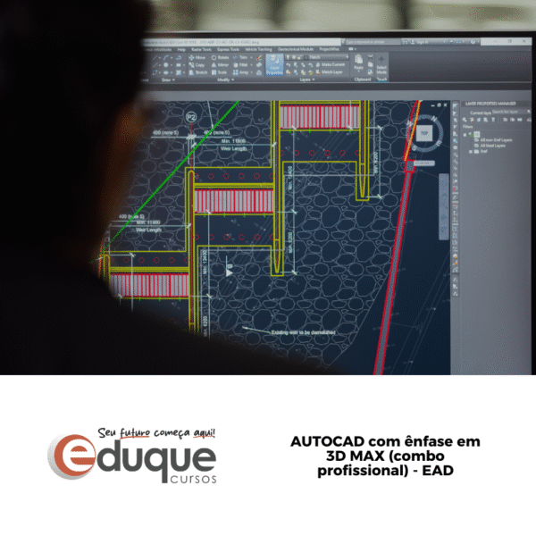 AUTOCAD com ênfase em 3D MAX (combo profissional)